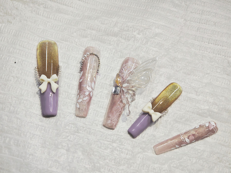 貓眼雕藝美甲，南寧美甲培訓(xùn)新手